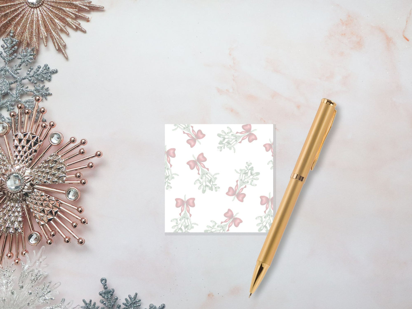 Post It Notes - Mistletoe