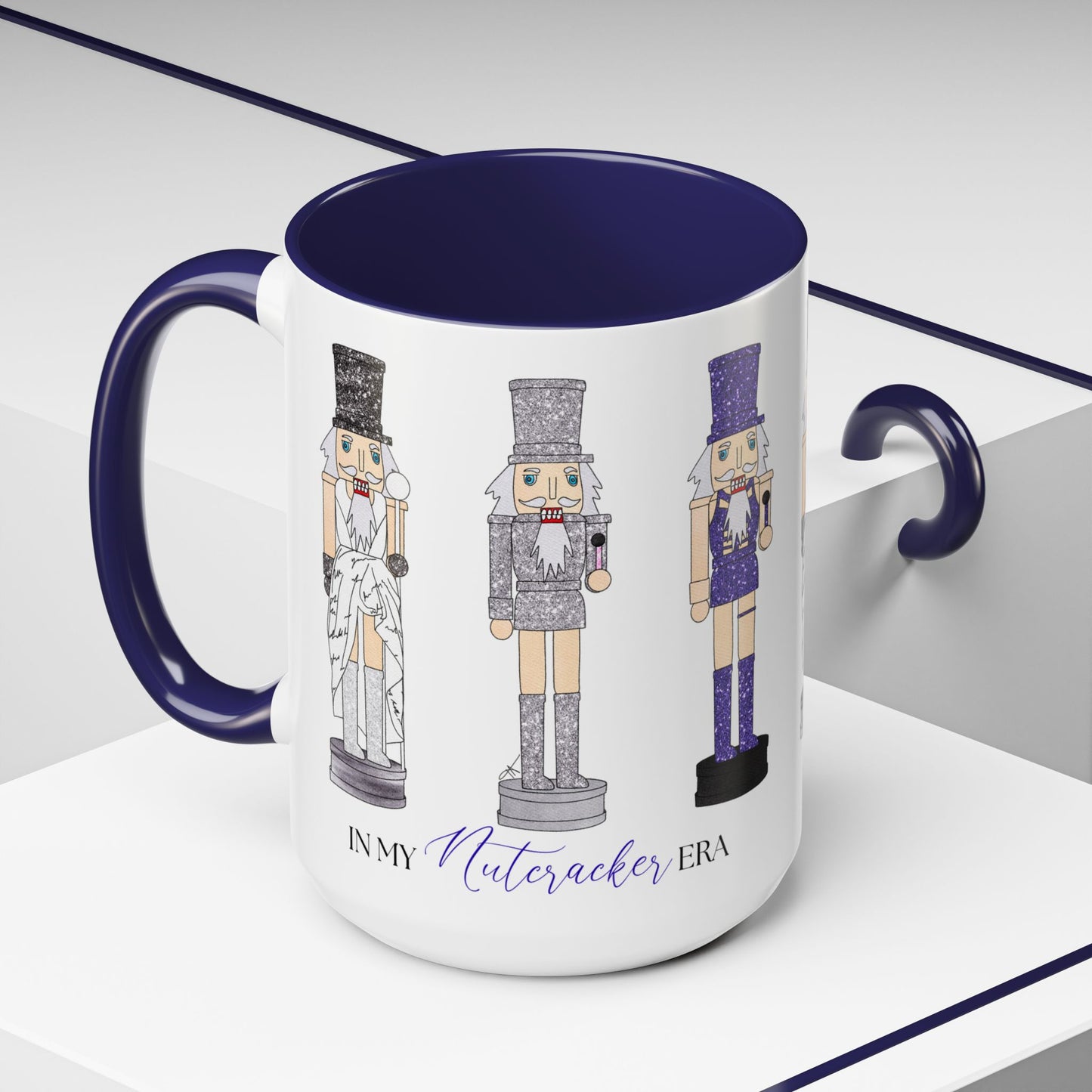 In My Nutcracker Era Holiday Illustration Christmas Coffee Mug (15oz)
