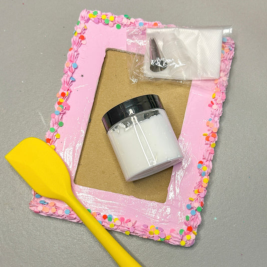 3D Paint Picture Frame Kit | DIY “Cake” Art with Texture Paint & Tools