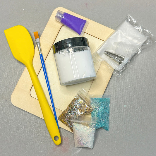 3D Paint Picture Frame Kit | DIY “Cake” Art with Texture Paint & Tools