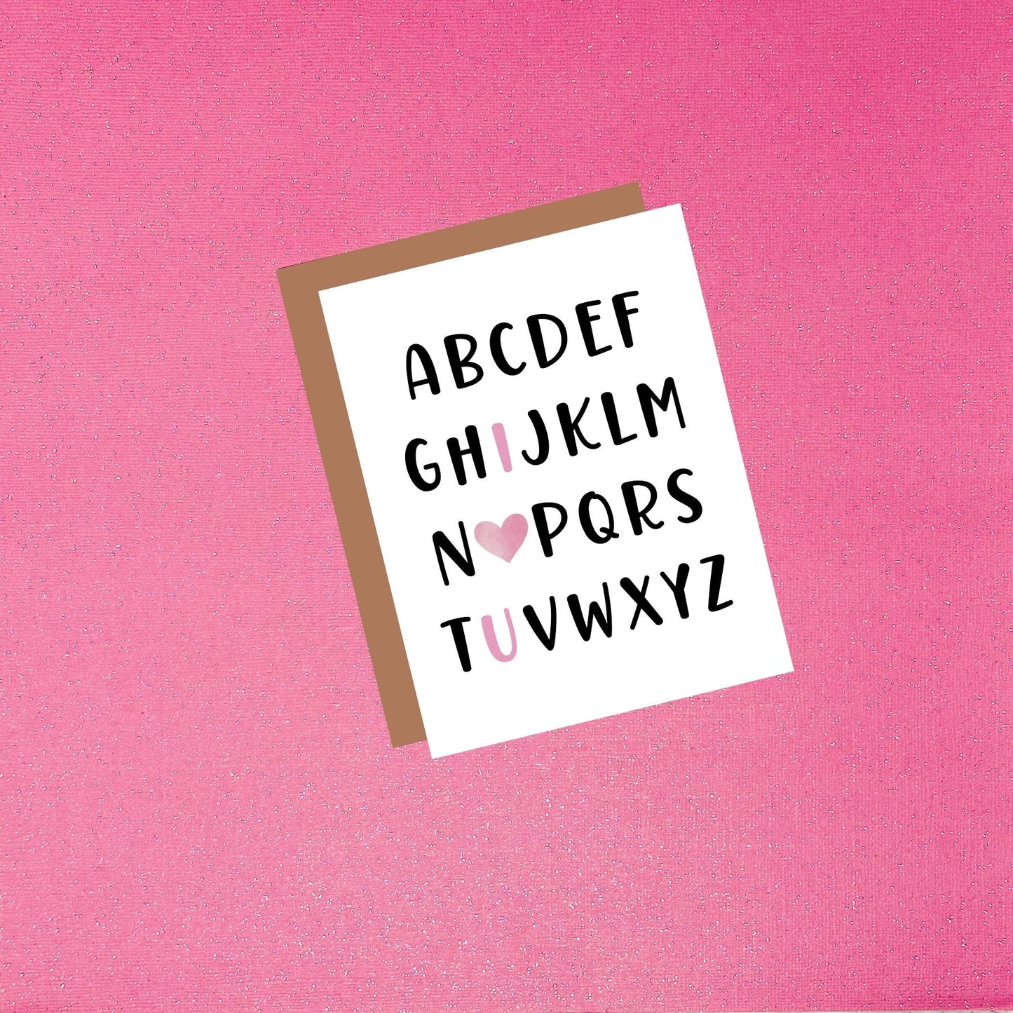 Valentine's Day - I Love You Alphabet