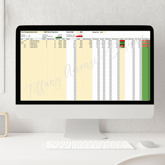 Small Business Guide Show Projections - Google Sheets Template