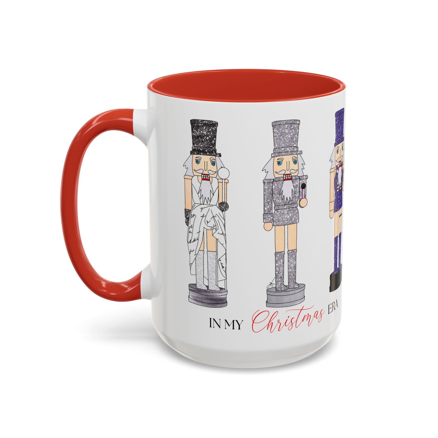 In My Christmas Era Nutcracker Holiday Illustration Coffee Mug (15oz)