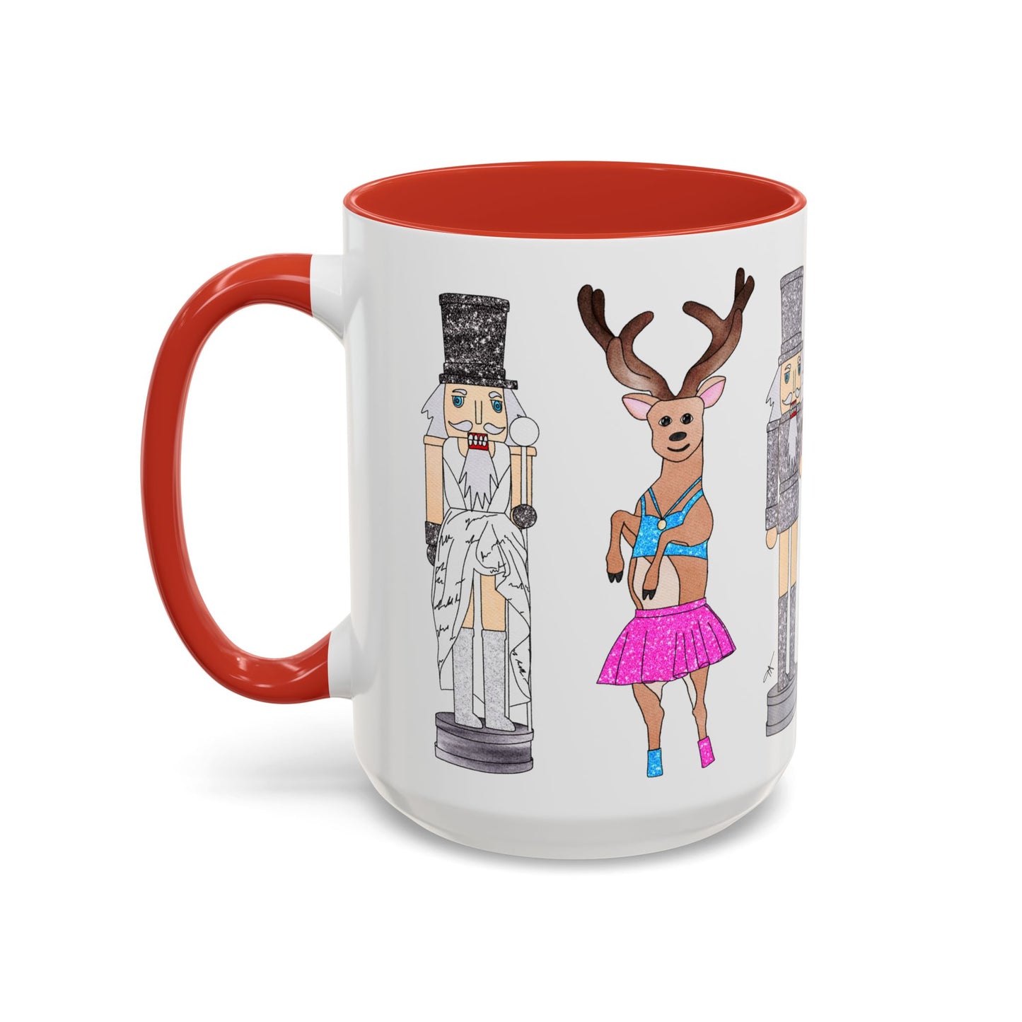 Holiday Eras Christmas Illustration Coffee Mug (15oz)