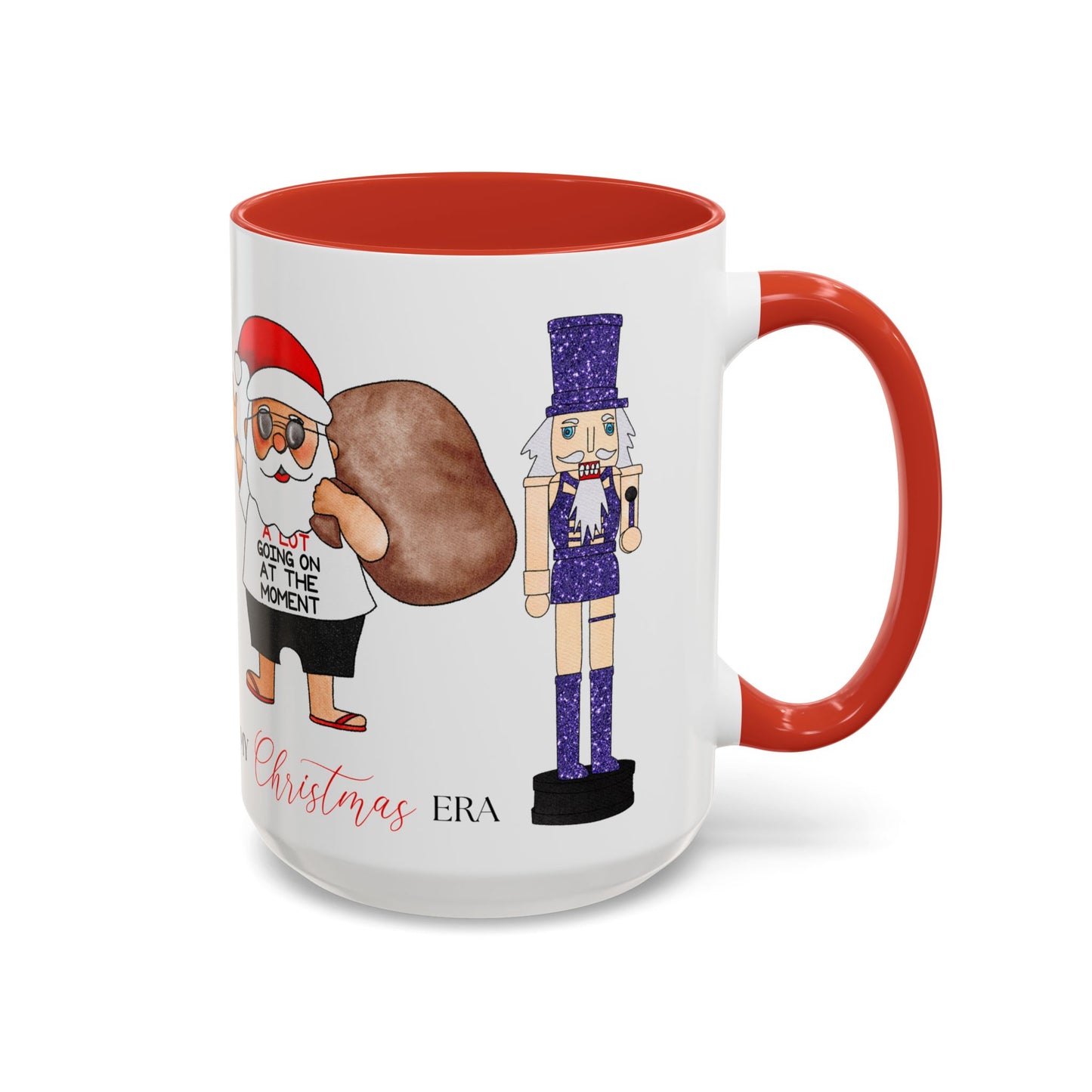 In My Christmas Era Holiday Illustration Coffee Mug (15oz)