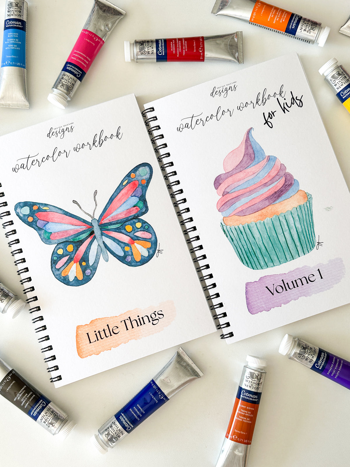 Watercolor Workbook for Beginners - Little Things Easy DIY Paintable Sketchbook
