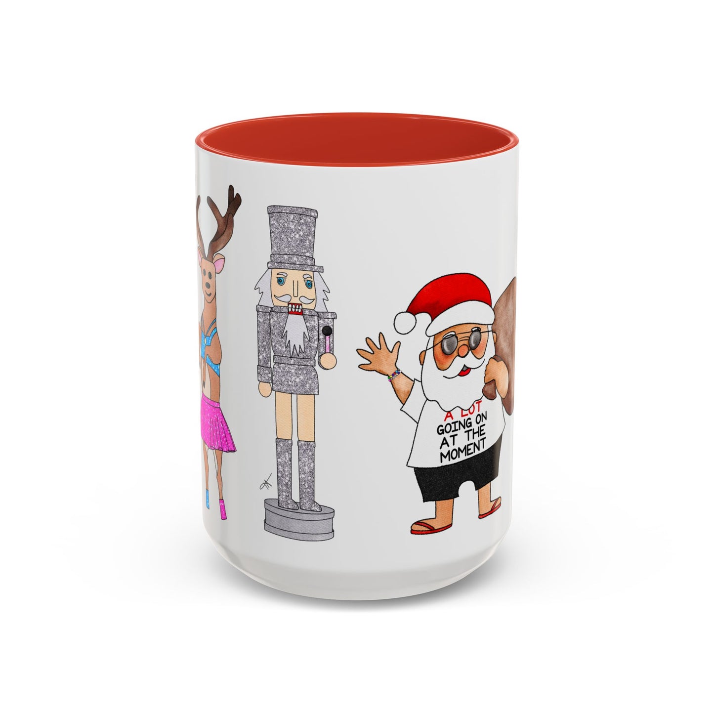 Holiday Eras Christmas Illustration Coffee Mug (15oz)