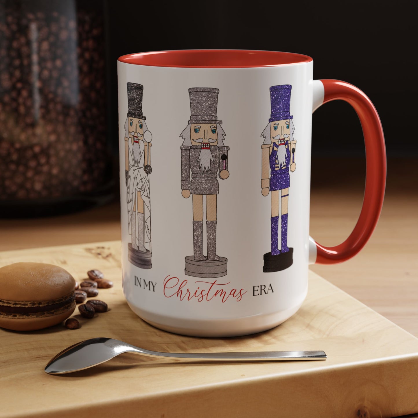 In My Christmas Era Nutcracker Holiday Illustration Coffee Mug (15oz)