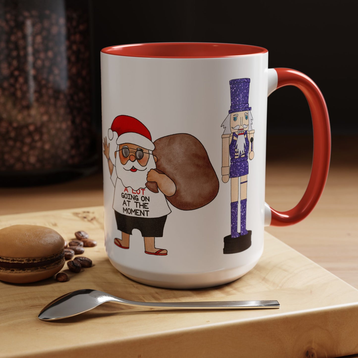 Holiday Eras Christmas Illustration Coffee Mug (15oz)